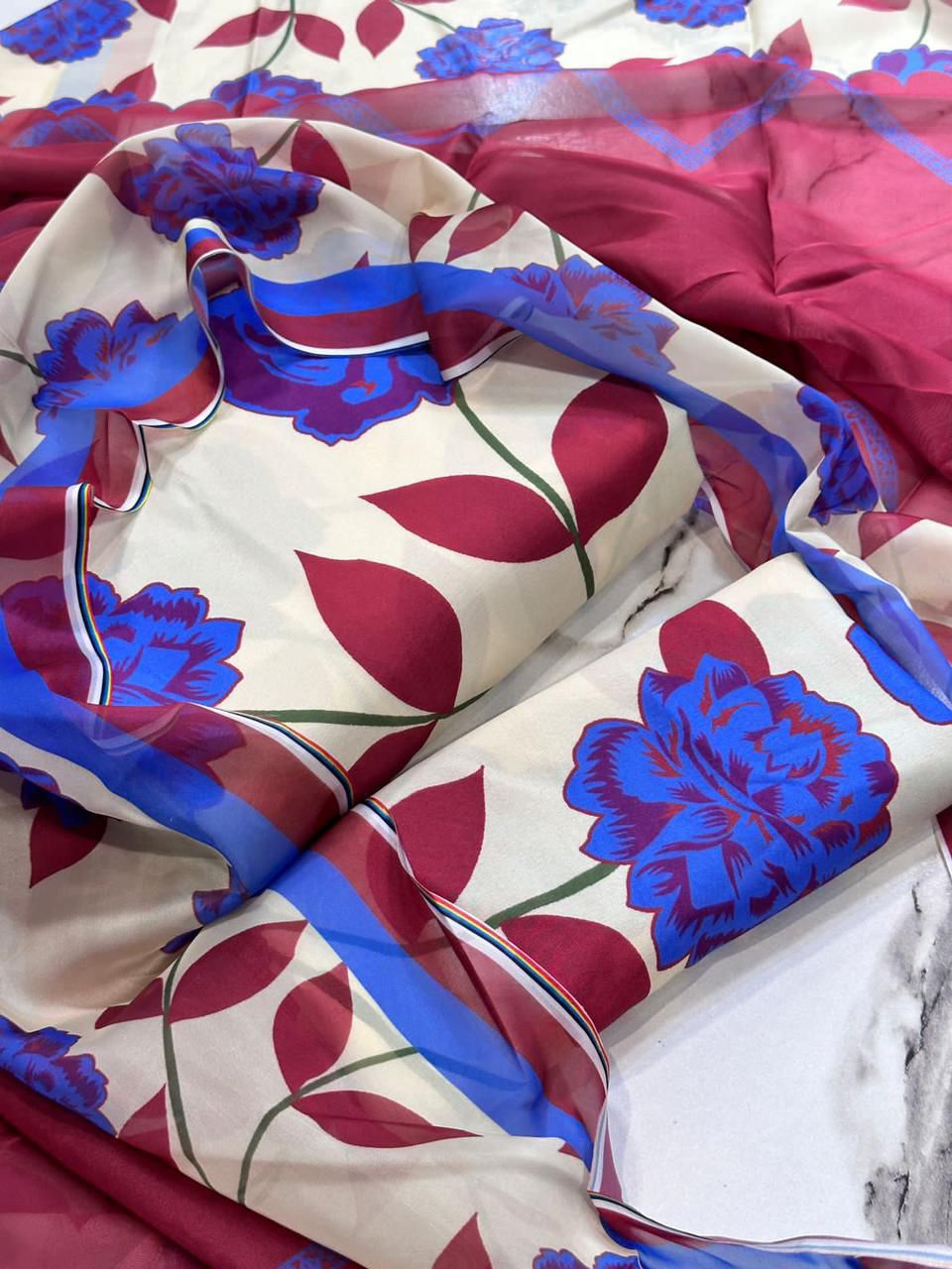 Swiss Lawn Digital Print 3-Pc Suit