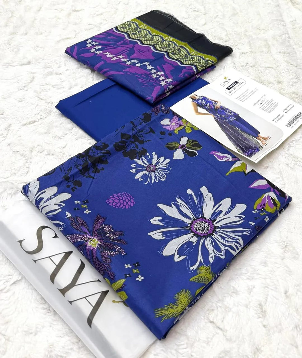 SAYA LAWN 3PC COLLECTION  Vol: 13