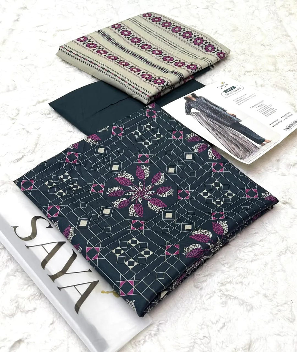 SAYA LAWN 3PC COLLECTION  Vol: 14