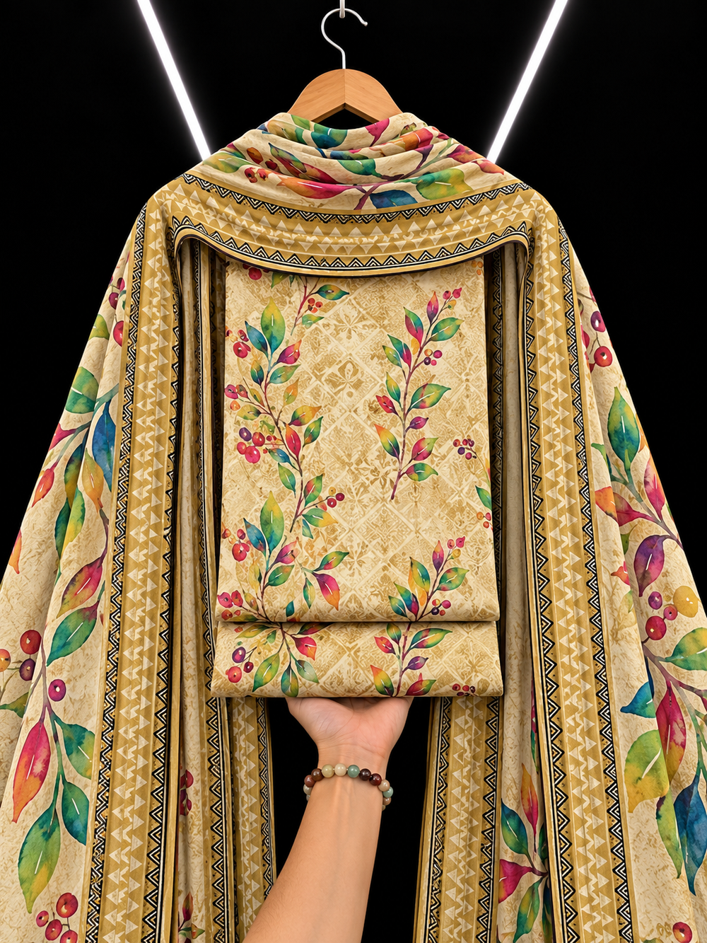 3PC DHANAK SILK - P1503