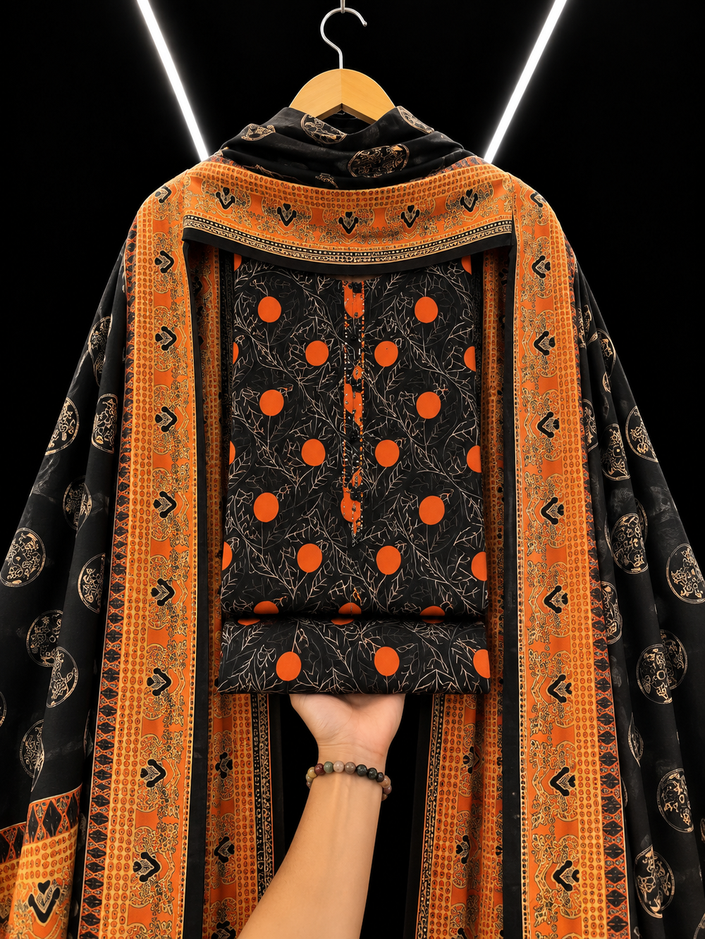 3PC DHANAK SILK - P1507