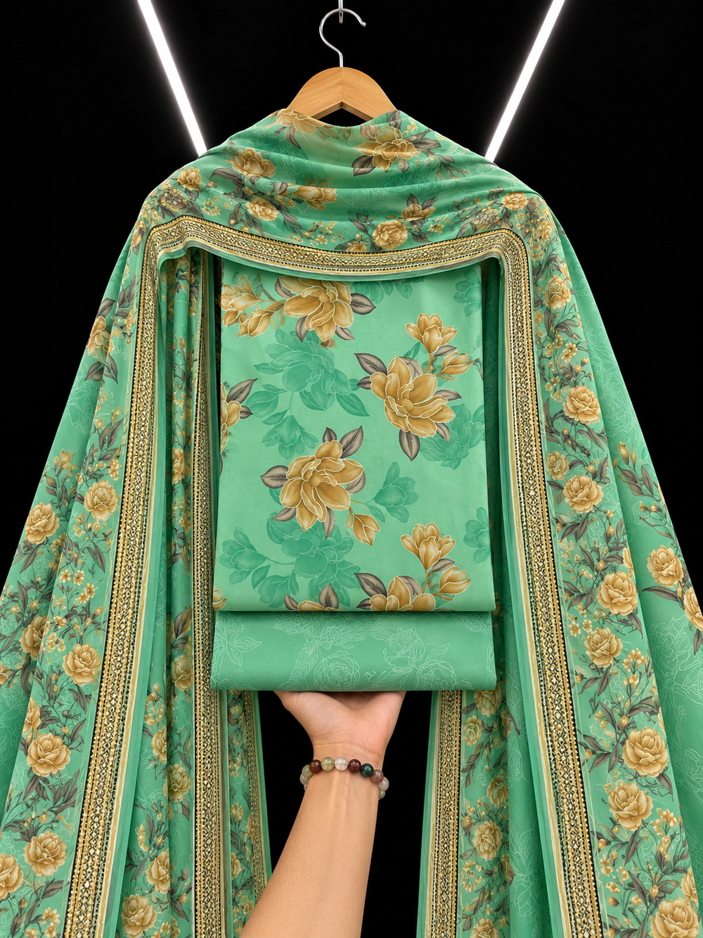 3PC DHANAK SILK - P1512