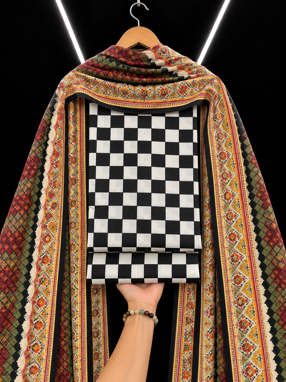 3PC DHANAK SILK - P1514