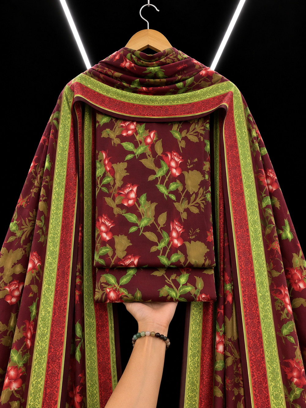 3PC DHANAK SILK - P1516