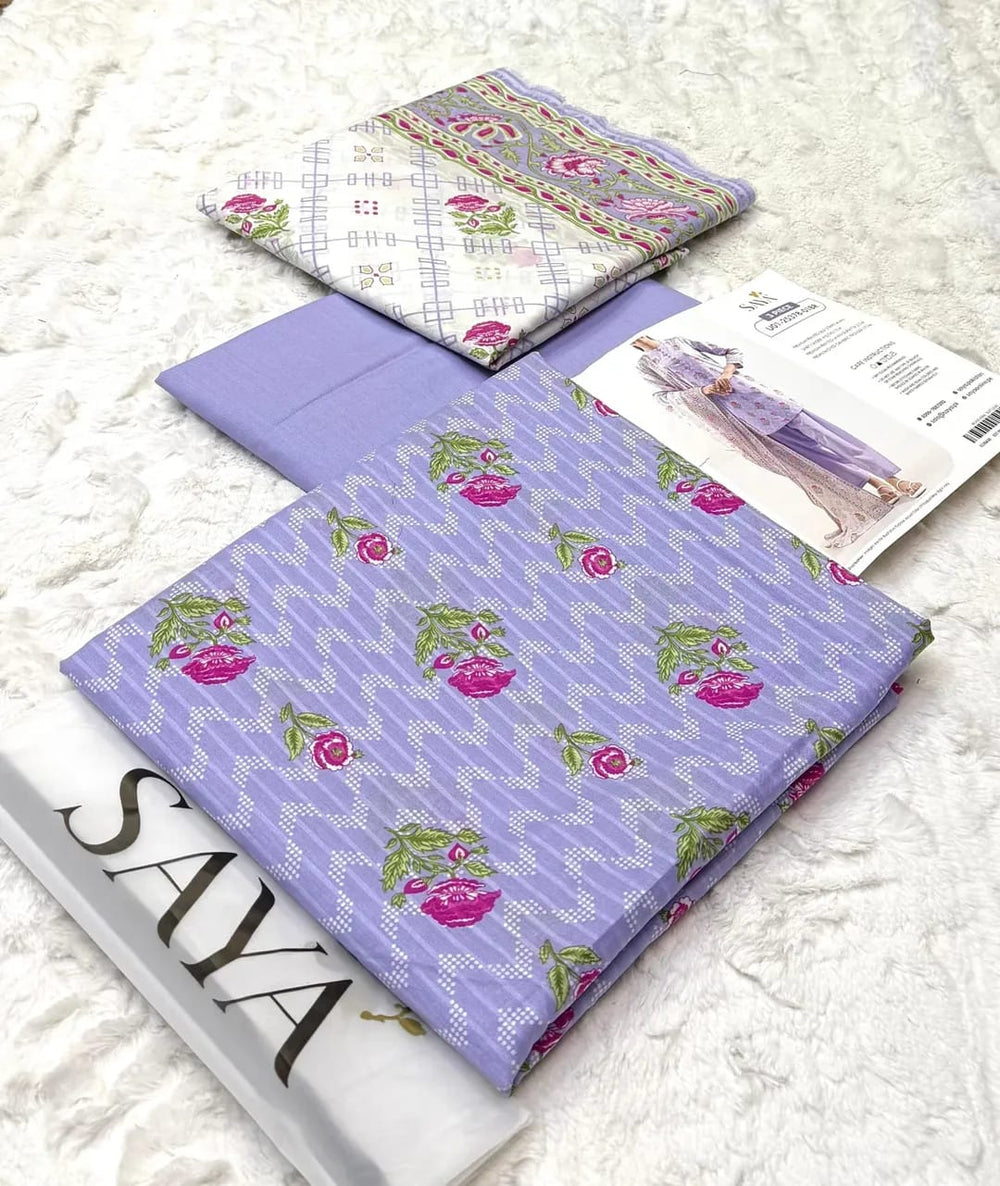 SAYA LAWN 3PC COLLECTION  Vol: 15