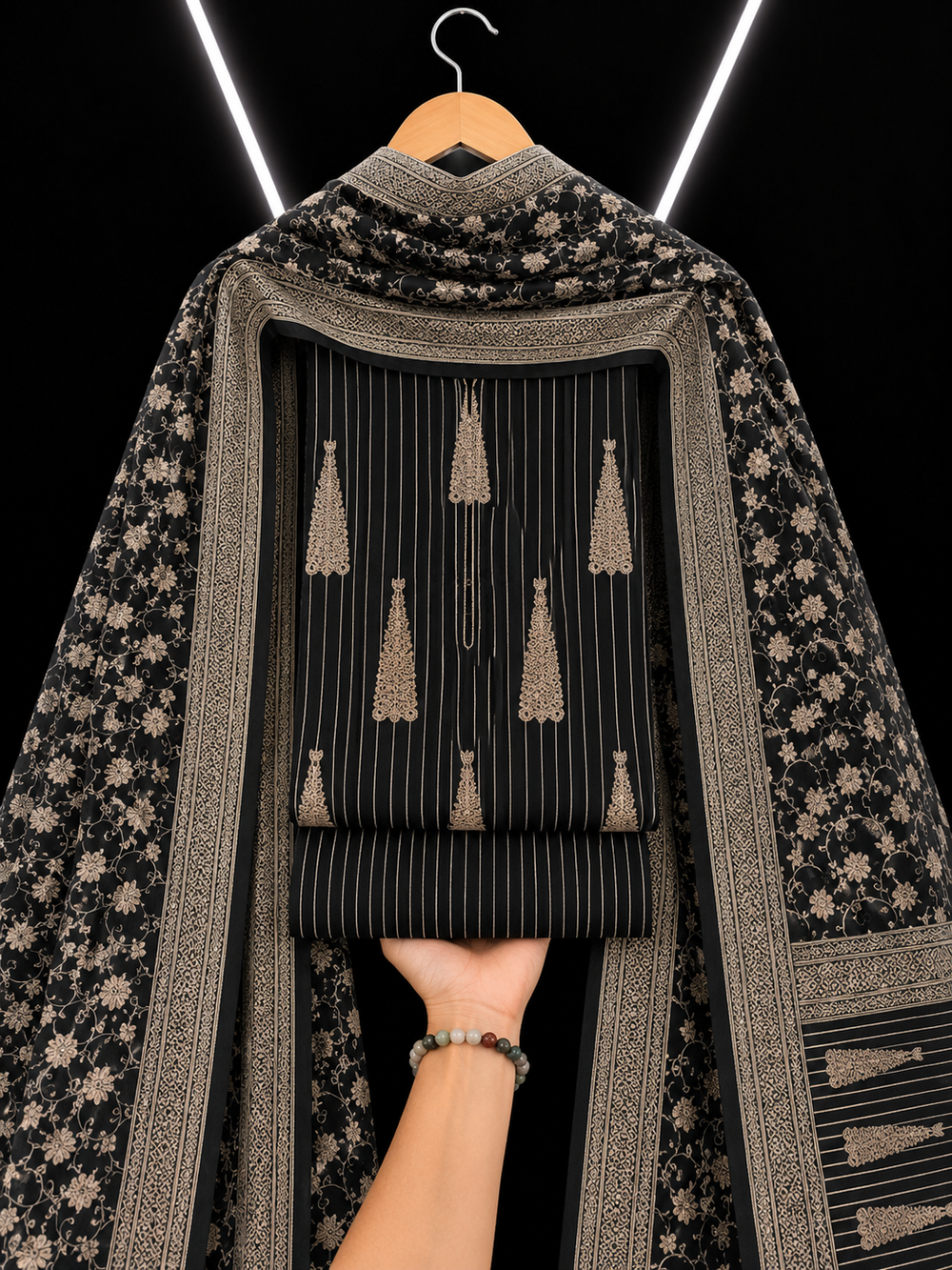 3PC DHANAK SILK - P1611