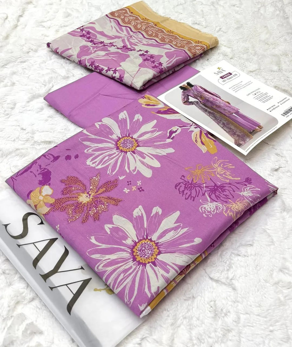 SAYA LAWN 3PC COLLECTION  Vol: 17