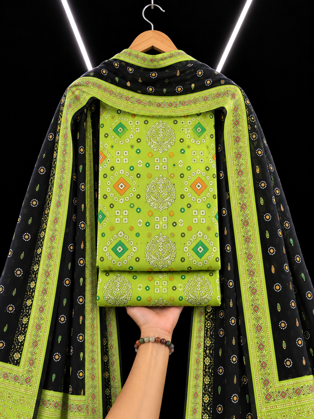 3PC DHANAK SILK - P1803