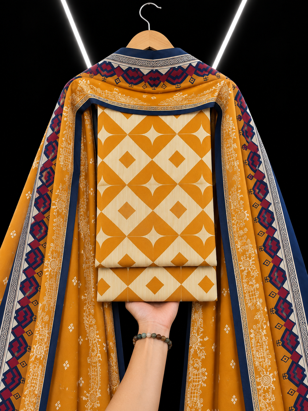 3PC DHANAK SILK - P1804