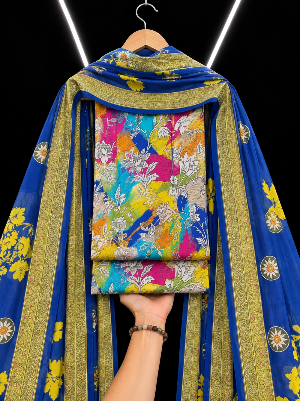 3PC DHANAK SILK - P1806