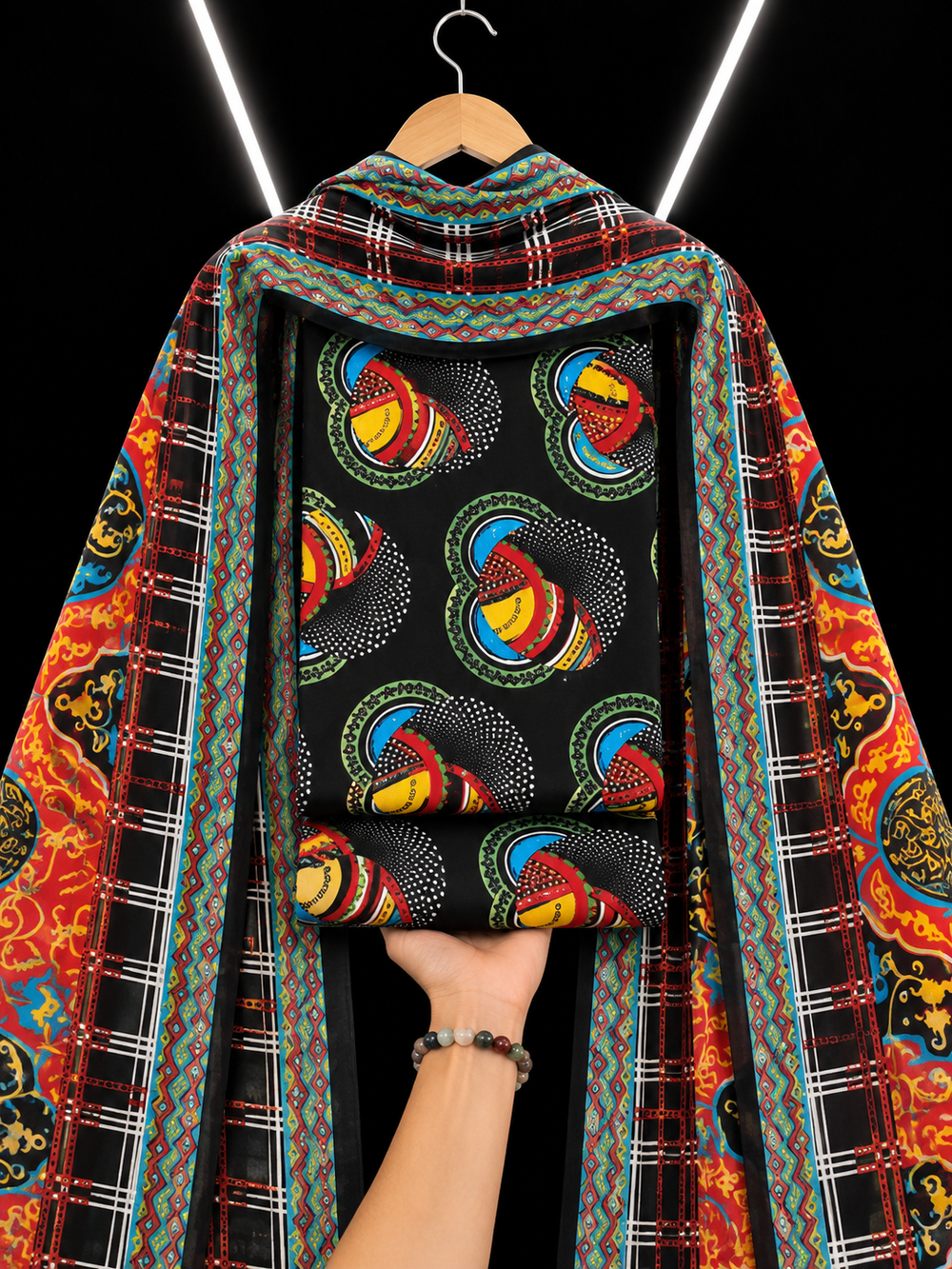 3PC DHANAK SILK - P1807