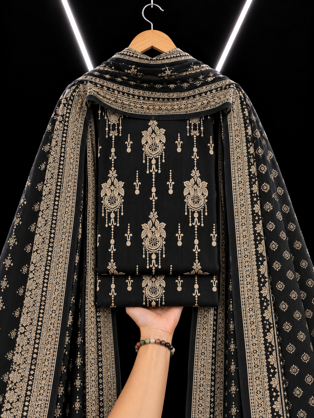3PC DHANAK SILK - P1809
