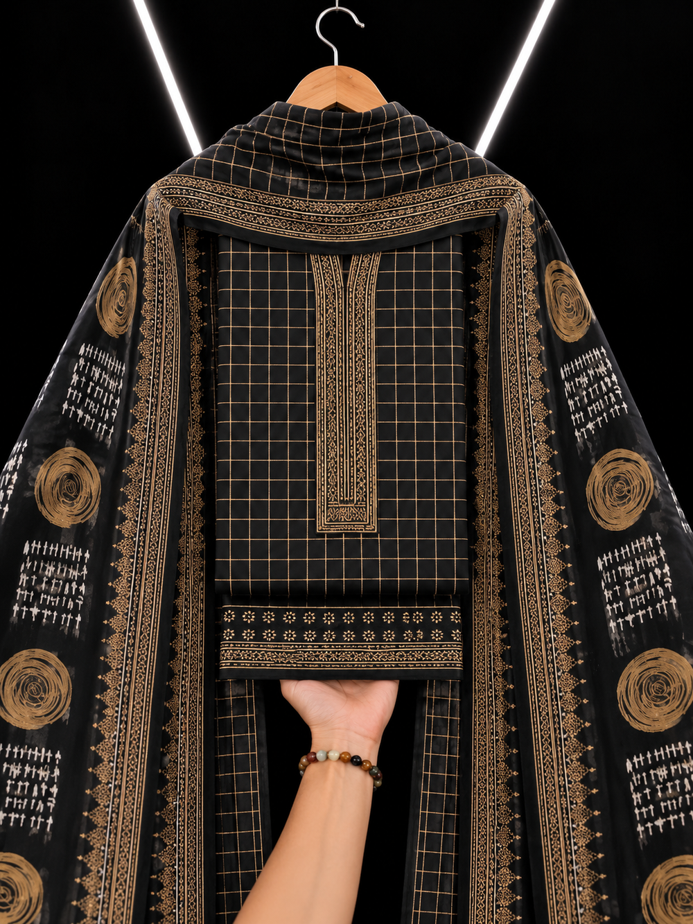 3PC DHANAK SILK - P1902