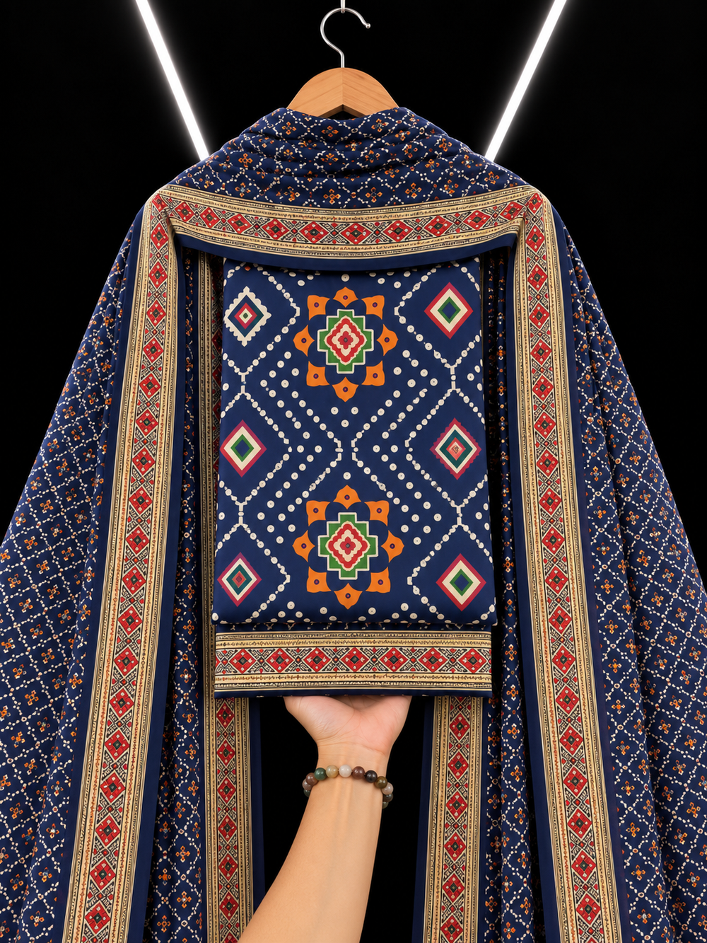 3PC DHANAK SILK - P1906