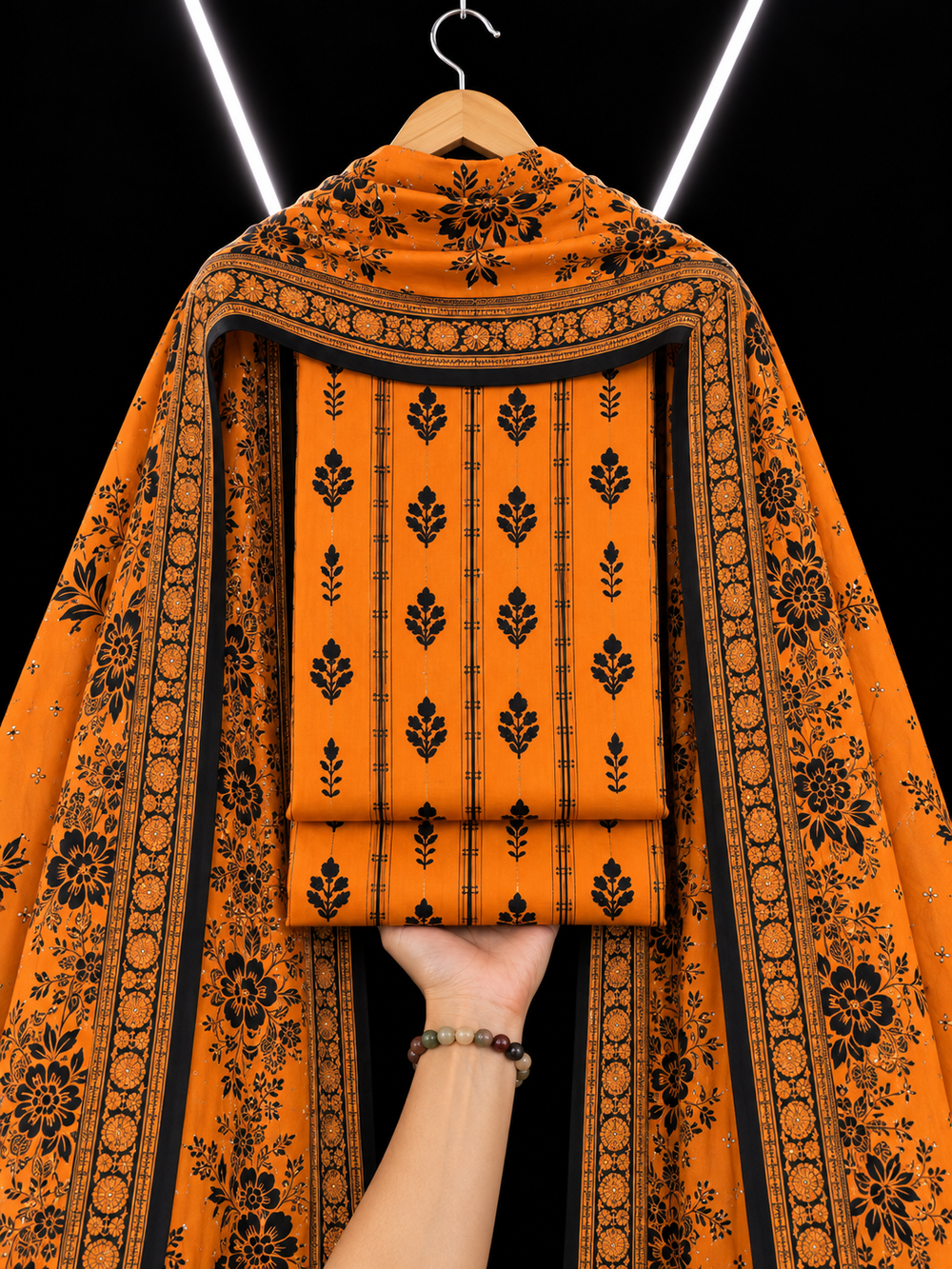 3PC DHANAK SILK - P1912