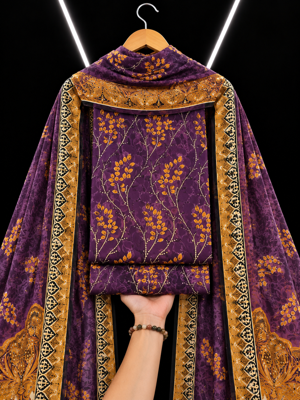 3PC DHANAK SILK - P1913