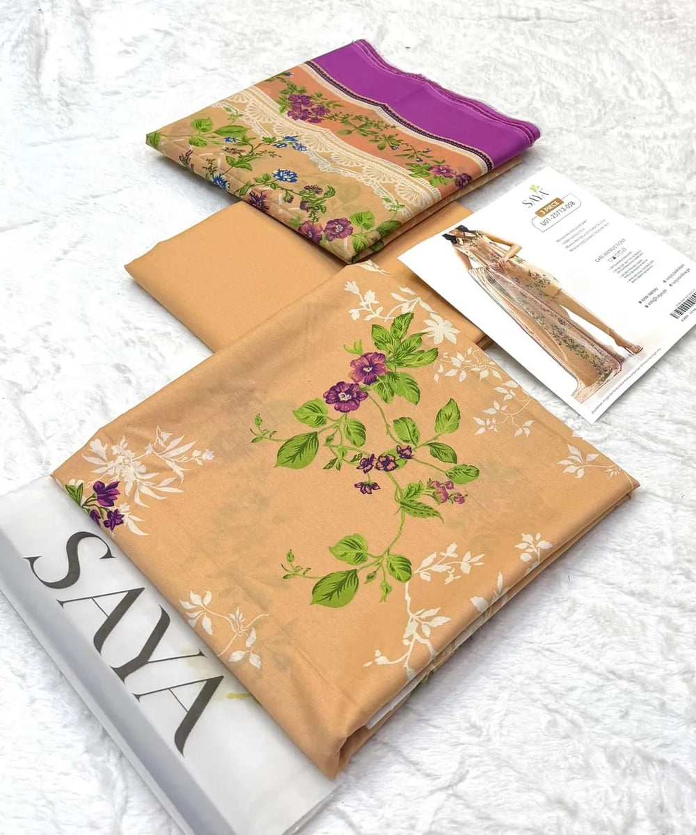 SAYA LAWN 3PC COLLECTION  Vol: 23