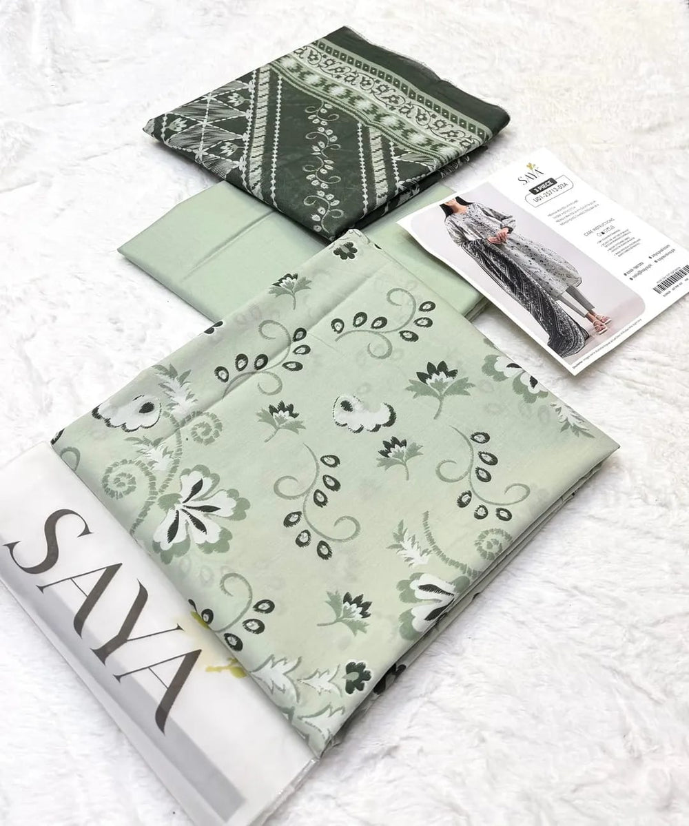 SAYA LAWN 3PC COLLECTION  Vol: 24