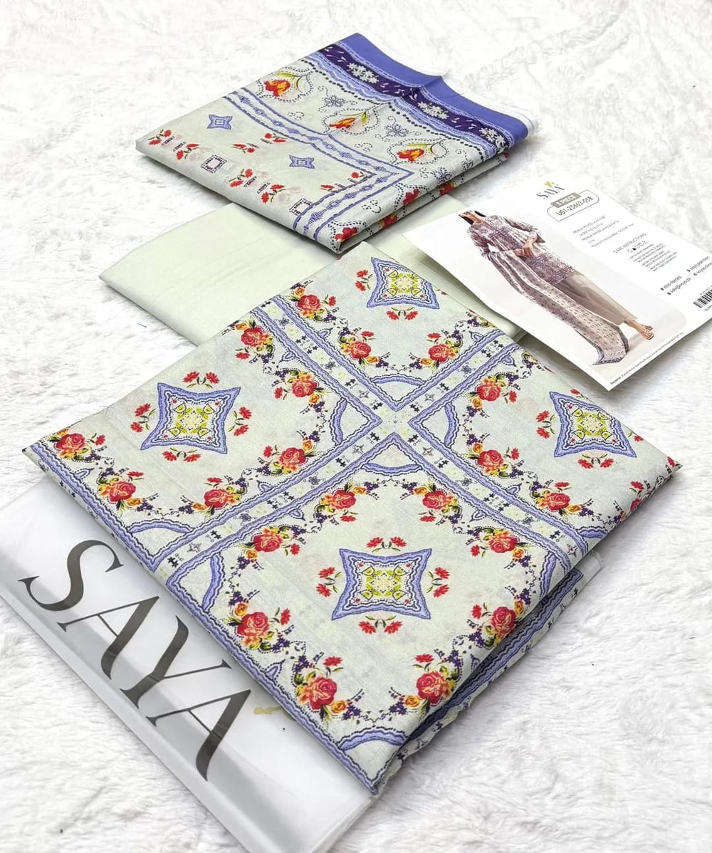 SAYA LAWN 3PC COLLECTION  Vol: 32