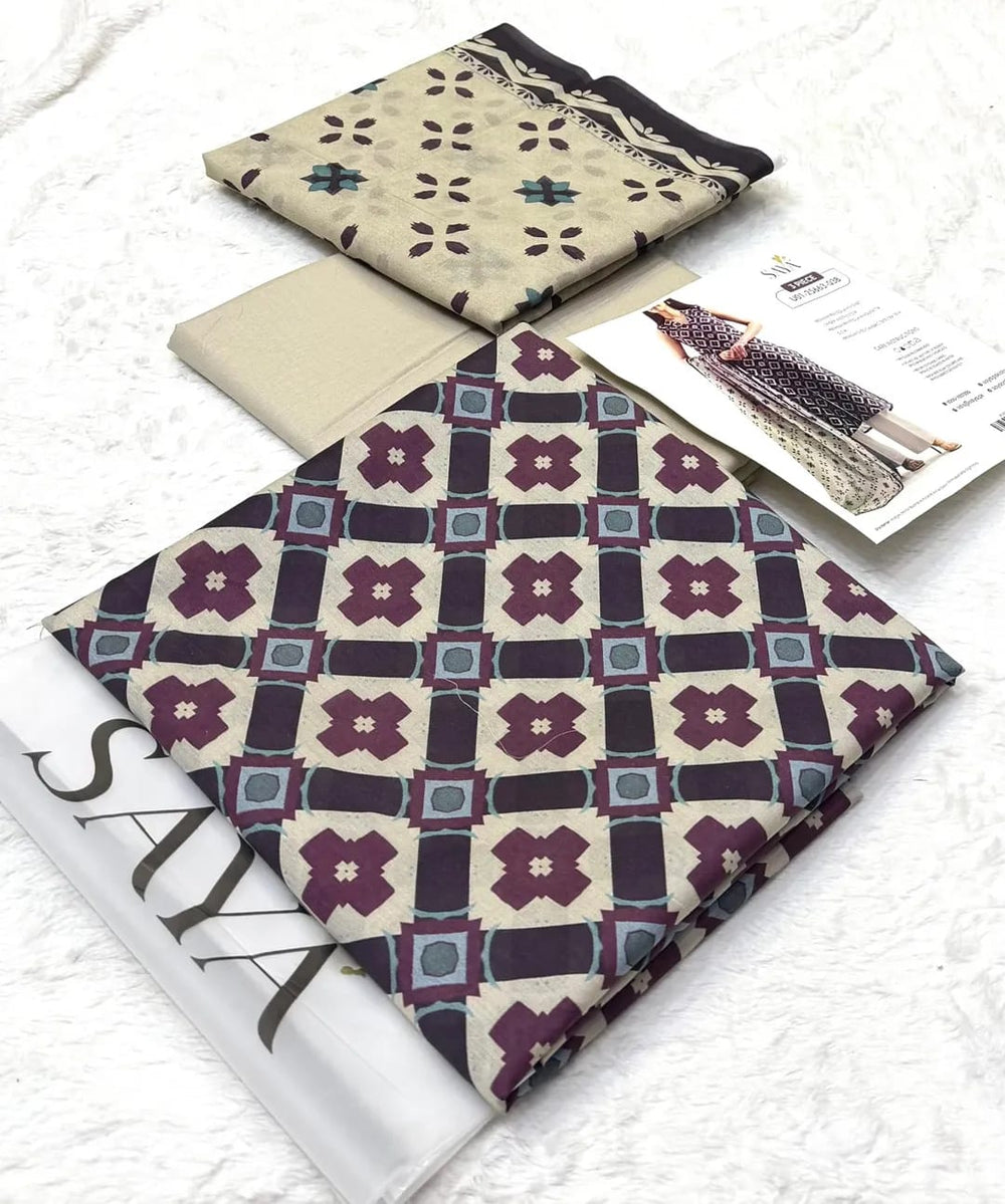 SAYA LAWN 3PC COLLECTION  Vol: 38