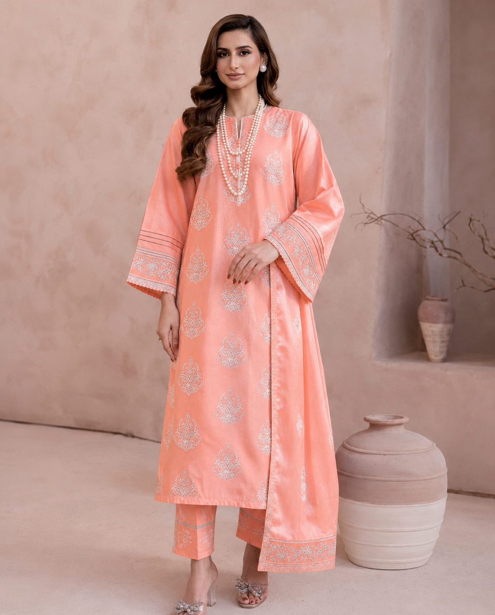 Lawn 3PC Unstitched Suit - BL
