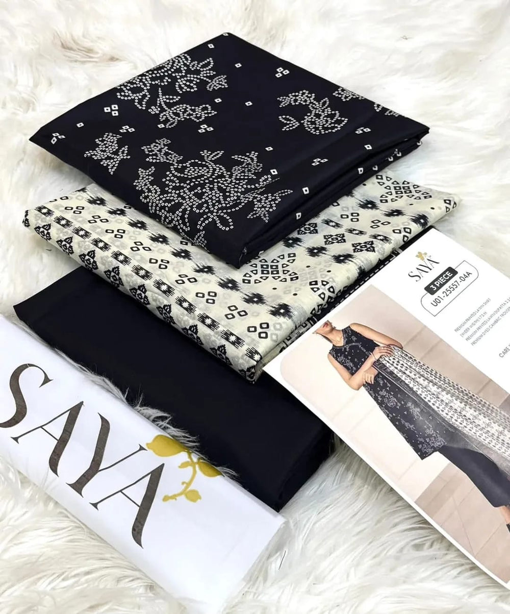 SAYA LAWN 3PC COLLECTION  Vol: 45