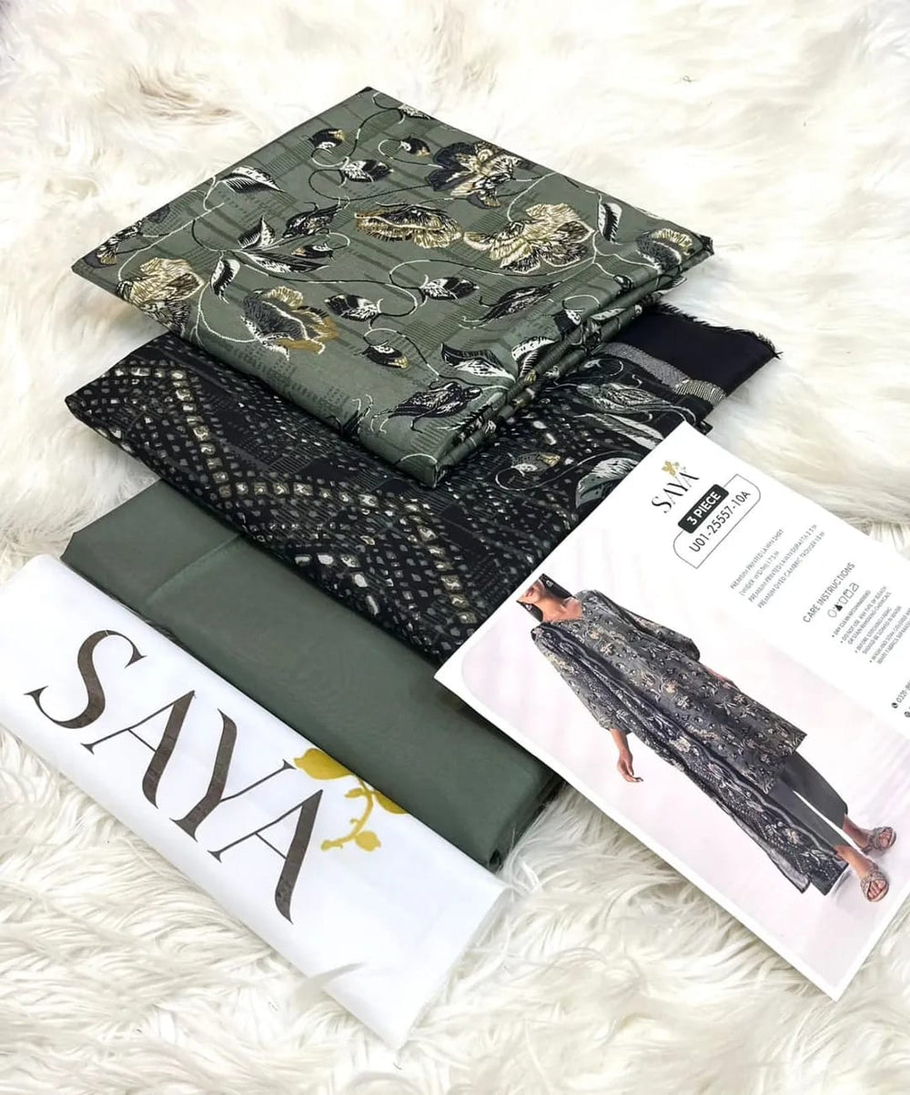 SAYA LAWN 3PC COLLECTION  Vol: 46