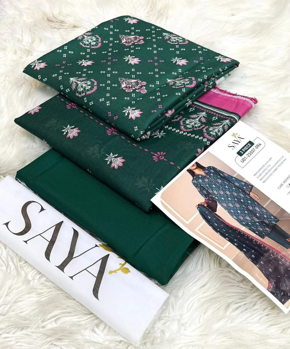 SAYA LAWN 3PC COLLECTION  Vol: 48