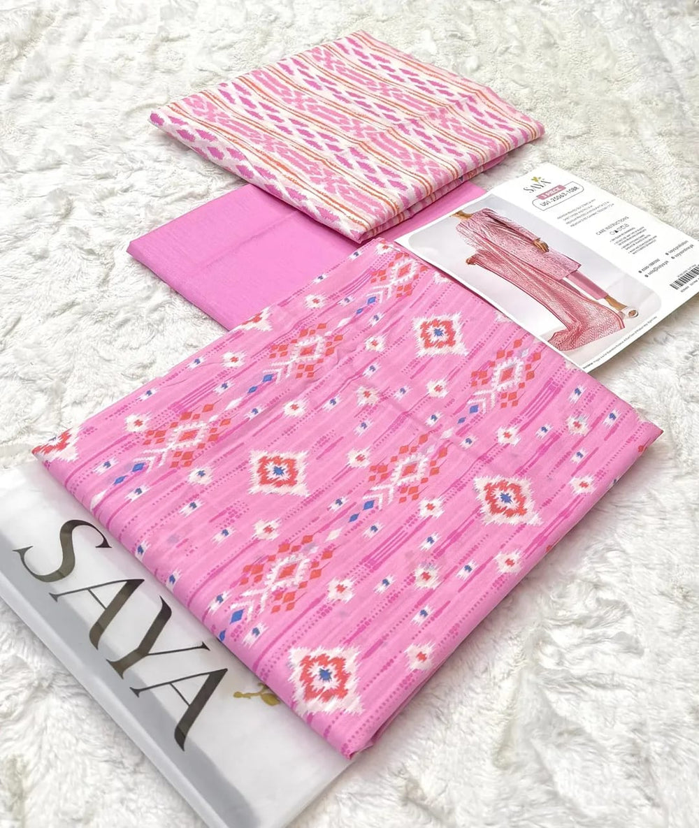 SAYA LAWN 3PC COLLECTION  Vol: 04