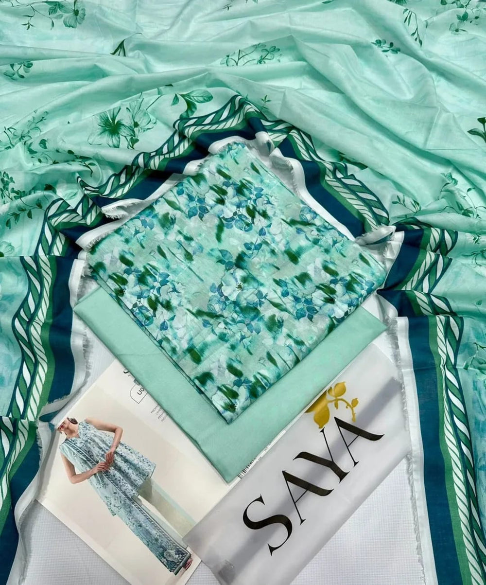 SAYA LAWN 3PC COLLECTION  Vol: 50