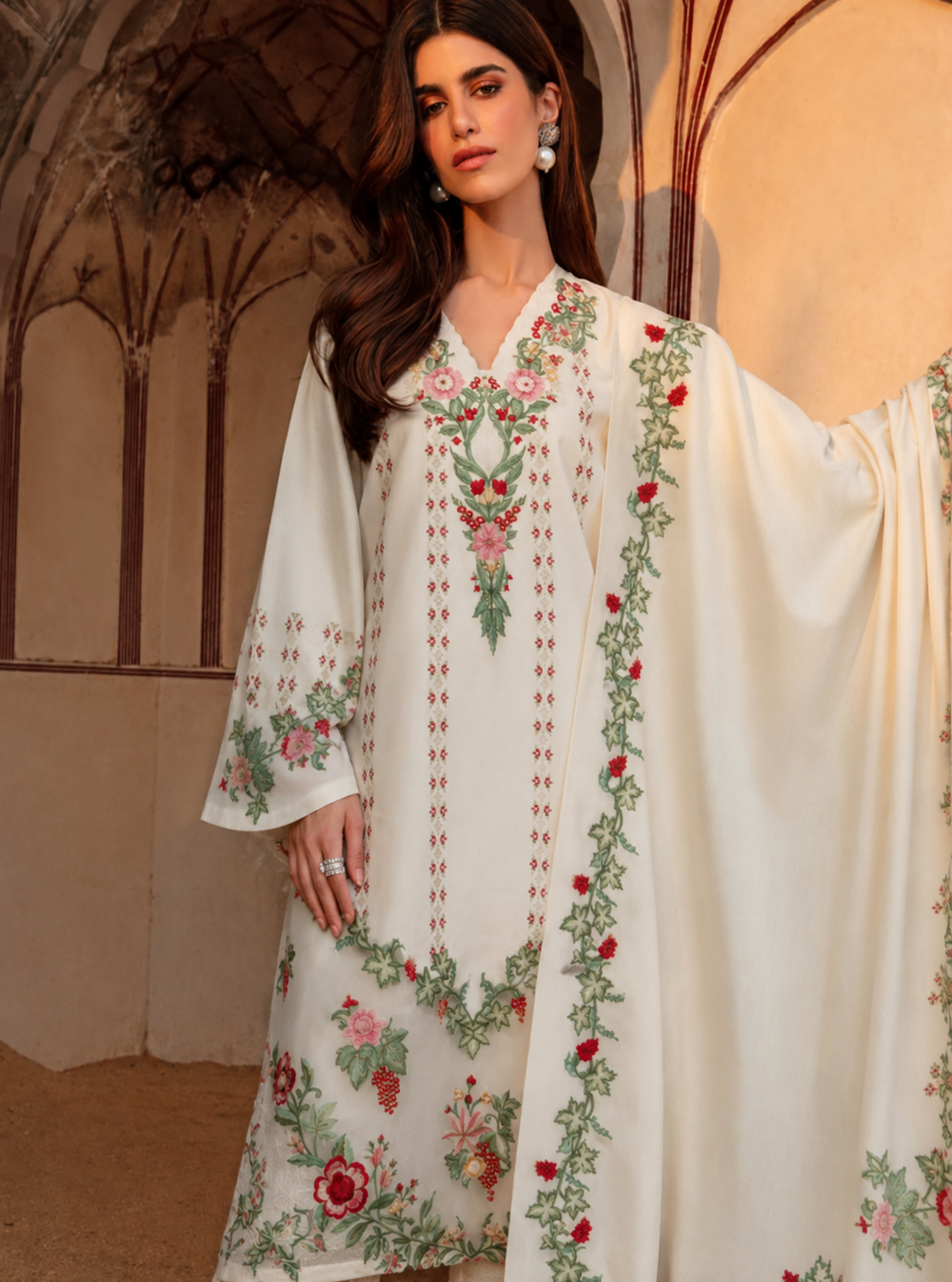 Lawn 3PC Unstitched Suit - BL