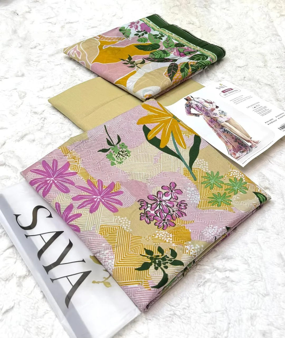 SAYA LAWN 3PC COLLECTION  Vol: 07
