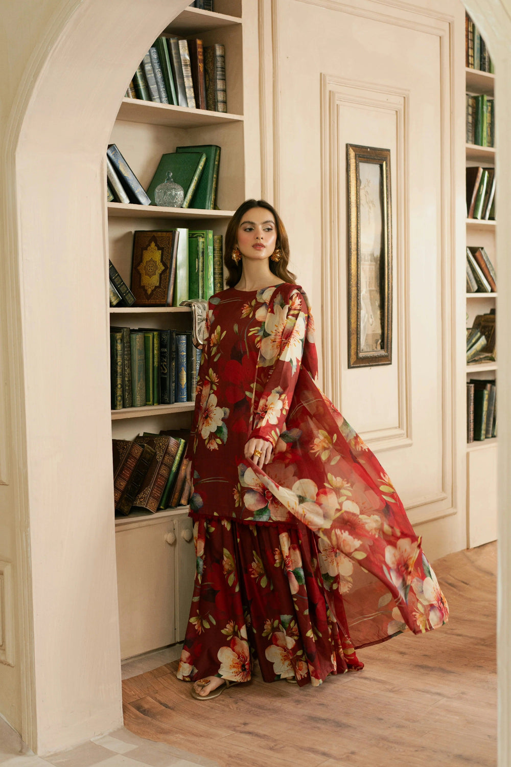 3 Piece BreezeLawn Printed UnStitched Suit with Printed Dupatta & Printed Trouser.