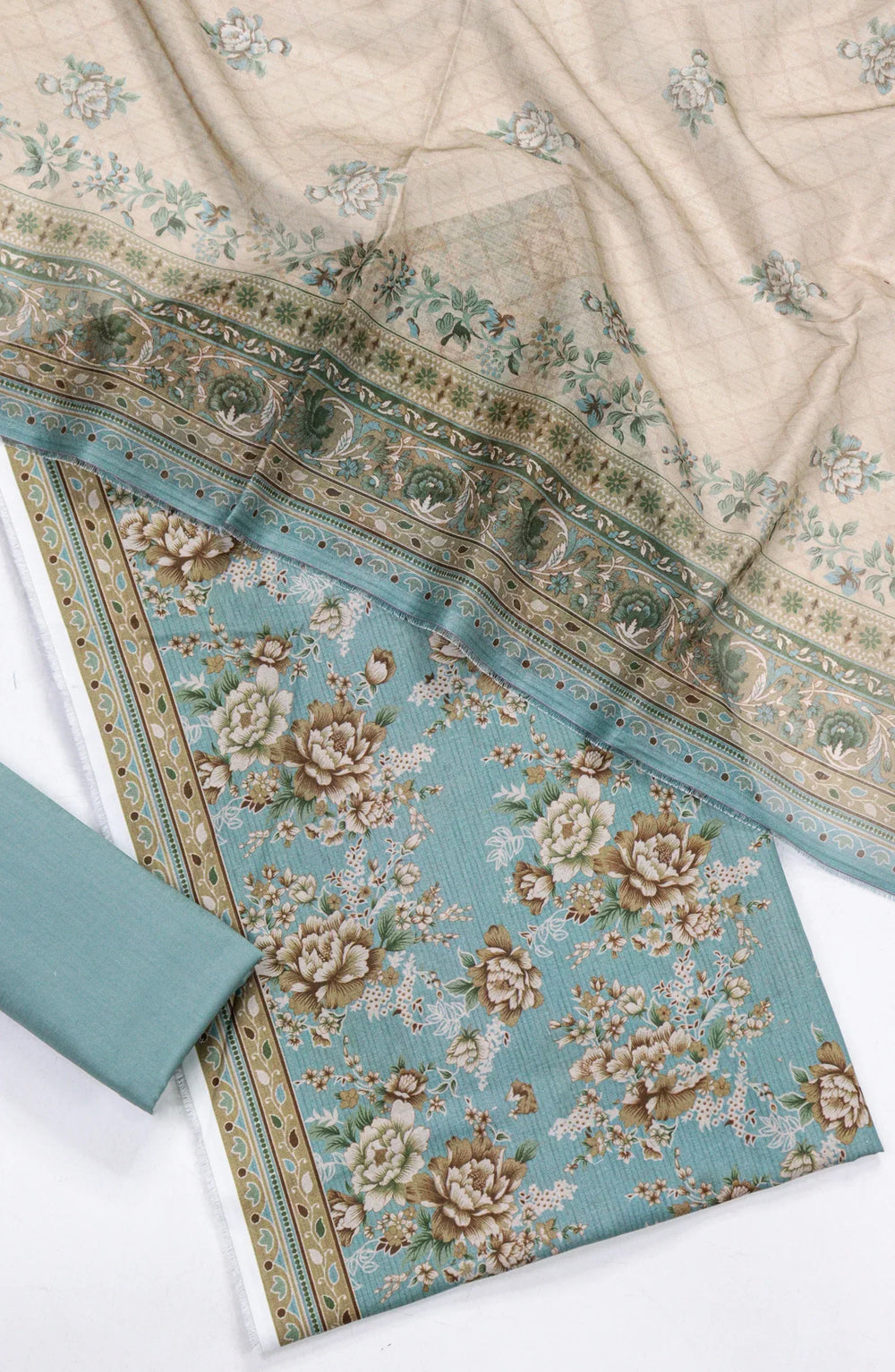 Printed Lawn Unstitched 3 Piece Suit
